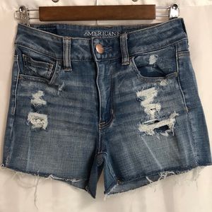 American Eagle Super Stretch Jean Shorts size 4